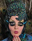 PEACOCK FEATHER HEAD-DRESS - Bolli Darling